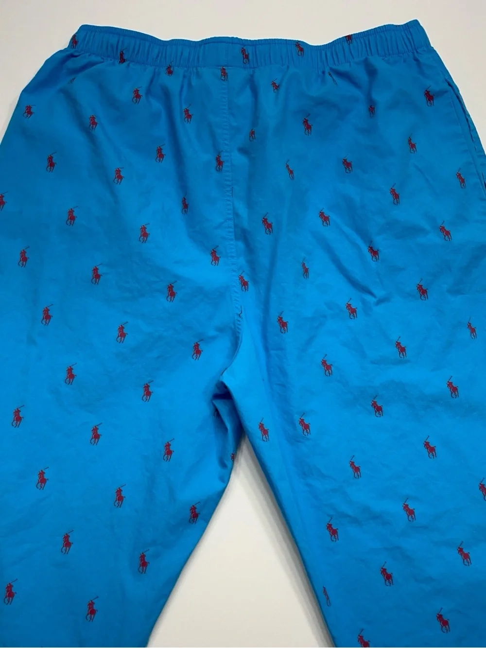 Polo Ralph Lauren Sleepwear Pants Mens Size Medium Blue All-over Print